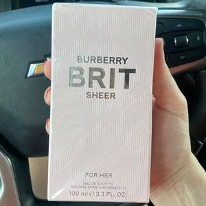 Brand new, still in wrapper Burberry brit sheer